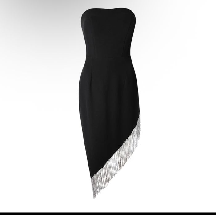 Платье веренее черное