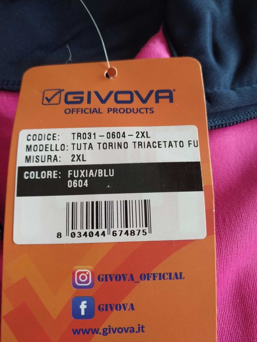 Спортен екип GIVOVA