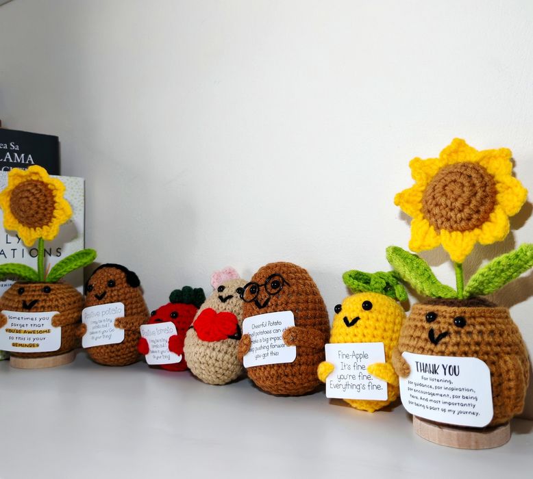 7 Păpuși croșetate manual, realizate cu multă grijă și atenție la deta