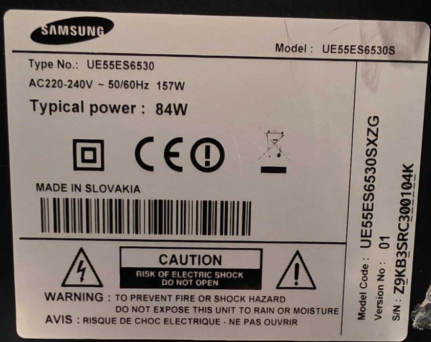 Samsung 55'' Full HD Smart TV ,3D mod.UE55ES6530S-ОТЛИЧЕН!