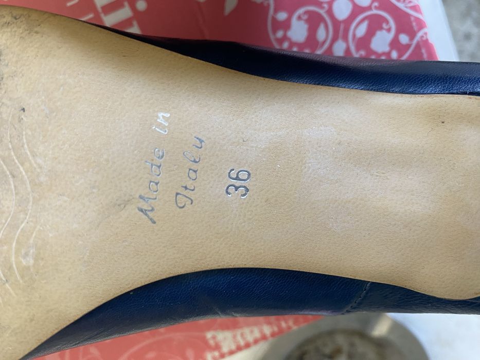 Pantofidin piele natuala cu toc