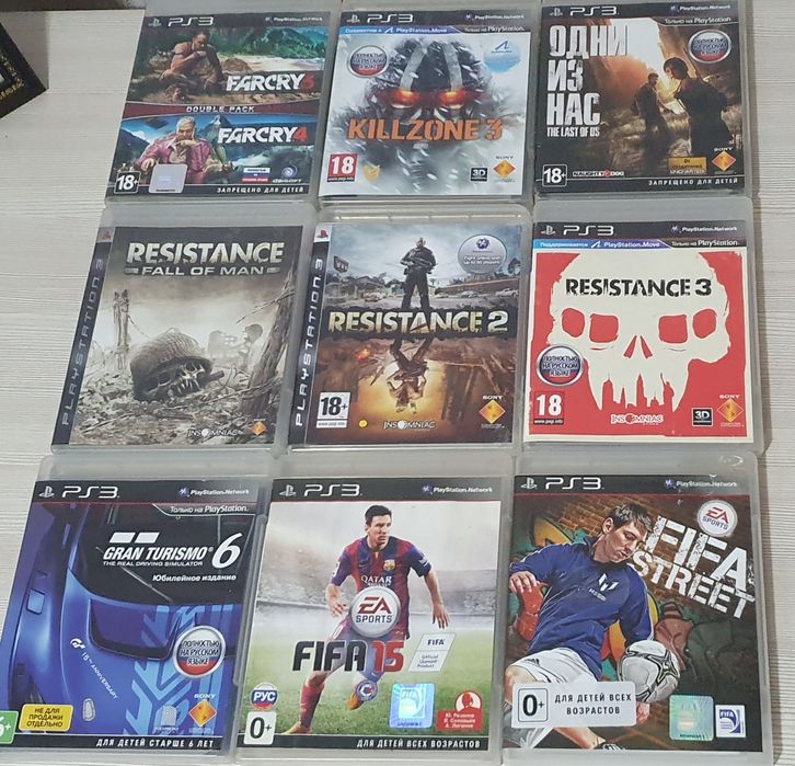 Игры на playstation 3.