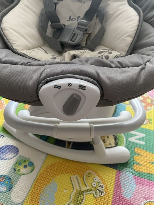 Leagan si balansoar Joie Sansa 2 in 1 Fern, rotativ, Gri