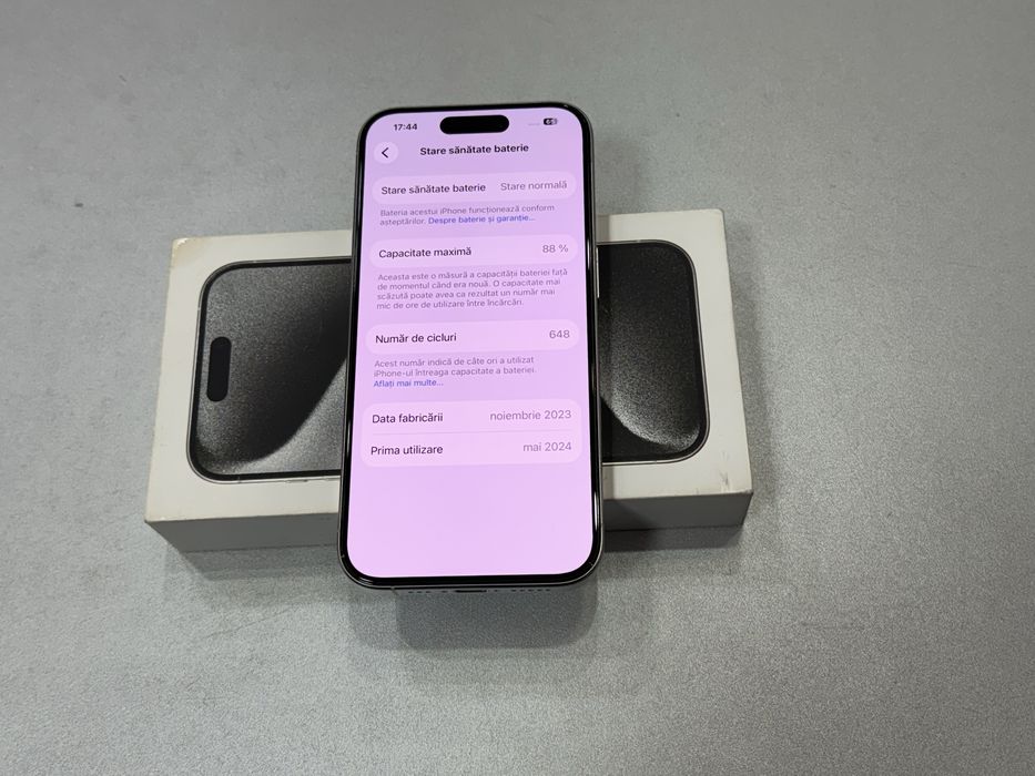 Iphone 15 Pro, 512GB, White Titanium