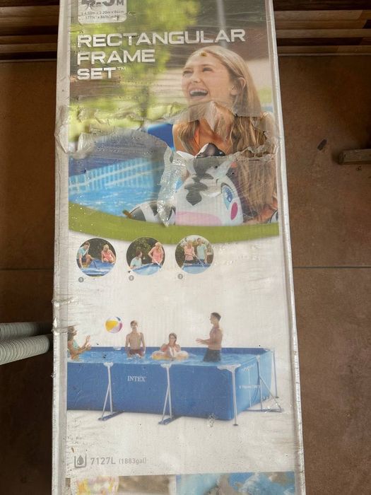 Бассейн каркасный intex 4,5 m