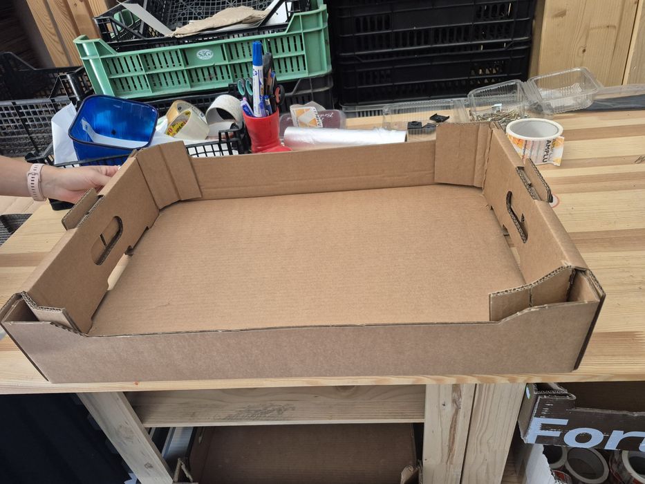 Lădițe carton pentru fructe legume