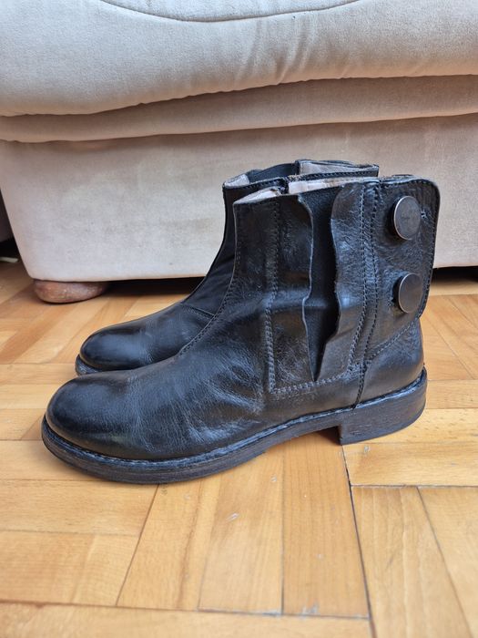 Ghete MoMa, Piele vițel, Goodyear, Fabricate în Italia - 40