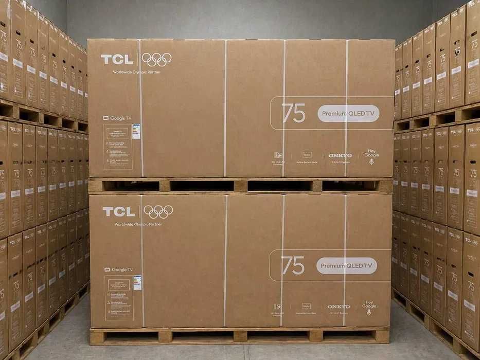 Телевизор TCL 75P7L новые модели2026 официальные товары Премияльные тв