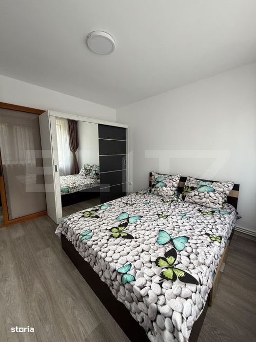 Apartament de inchiriat, 50 mp, 2 camere, mobilat, zona Tiglina 2