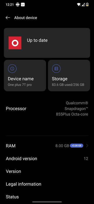 Срочно продам One plus 7T pro