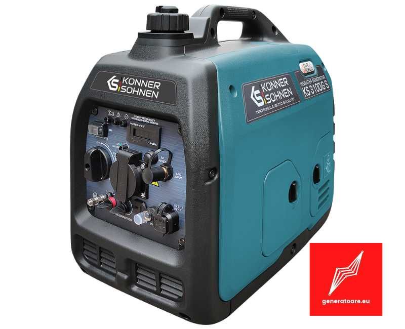 Generator de curent cu invertor silent 230V 3,1 kW Könner KS 3100iG S