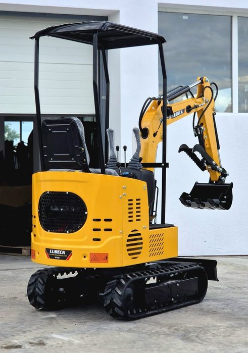 Miniexcavator Lubeck W100~NOU~Garantie 2 ani~ Factura externă fără TVA