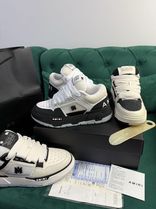 Adidasi AMIRI MA-1 piele naturala 100% Full Box colectie noua Premium