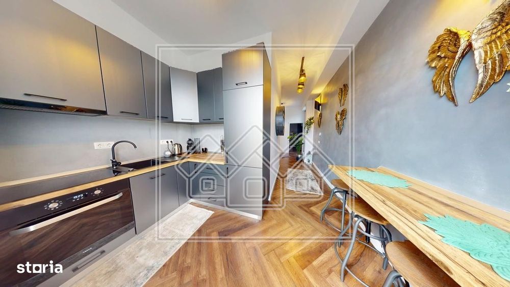 Penthouse de vanzare, terasa de 120 mp, mobilat si utilat confort lux
