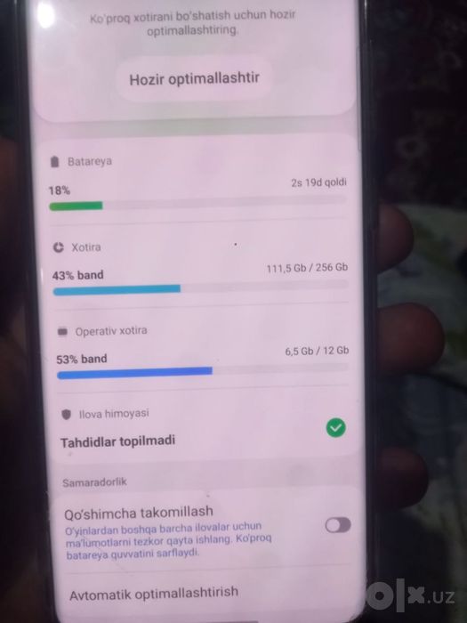 S20+5g sotiladi srochniga