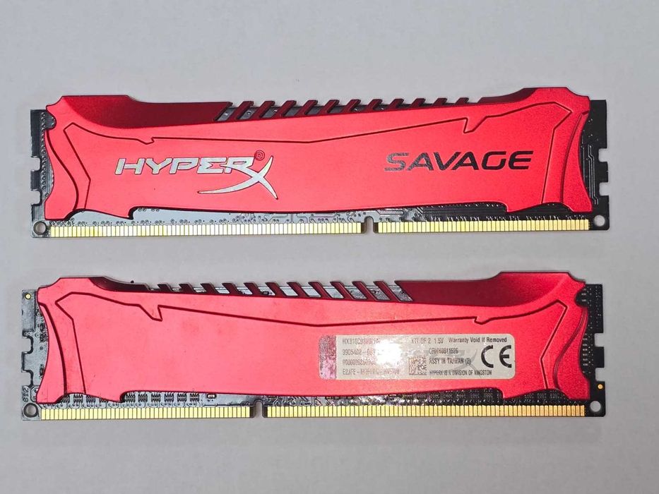 Kit RAM desktop HyperX Savage Red 8GB (2 x 4GB) DDR3, 1600MHz CL9 1.5V
