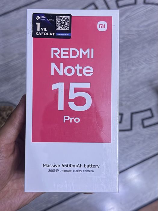 Redmi note 15 pro 256gb yengi