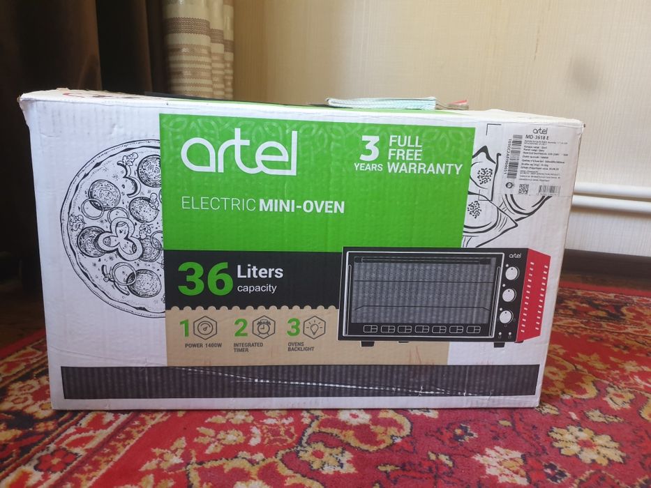 Электропечь новая 36 литр