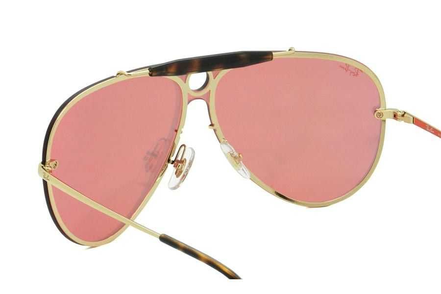 Ochelari de soare Ray Ban RB3581 roz oglinda