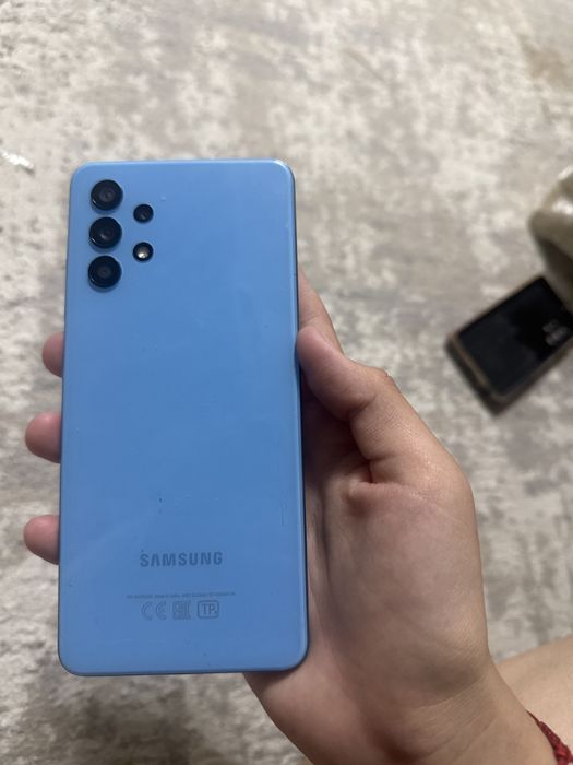 Samsung A32, голубой