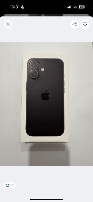iPhone 16 black 128 GB