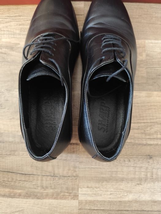 Sharp Shoes – мъжки официални кожени обувки №40, като нови