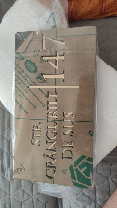 Placuta Personalita Număr si Nume stradă