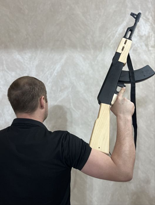 Макет деревянного автомата АК 47