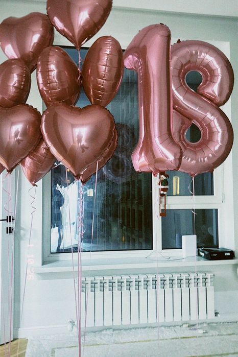 Шарики 10 шт,18 цифры