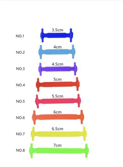 Силиконови връзки за обувки