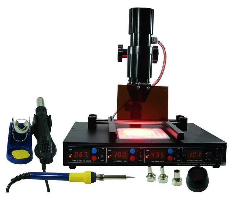 Существуют разные типы паяльных станций.