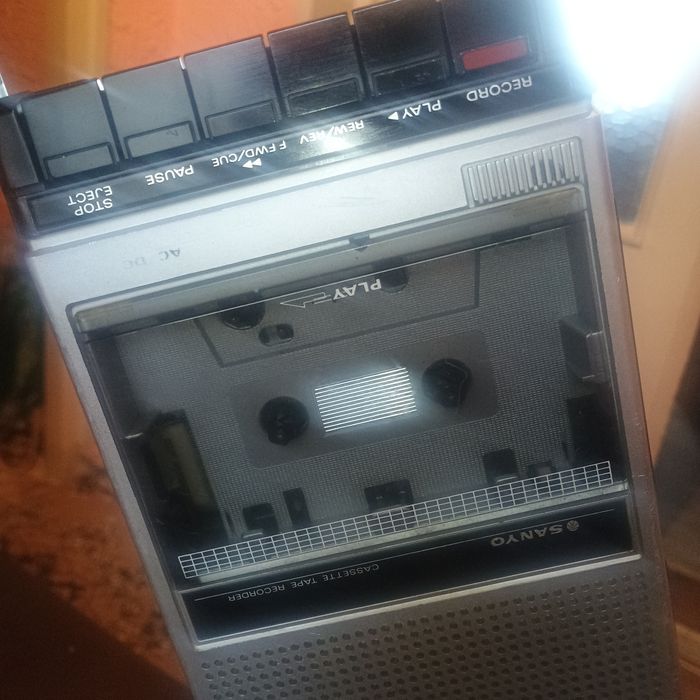 Casetofon Vintage Sanyo Model Slim 3E - Japonia