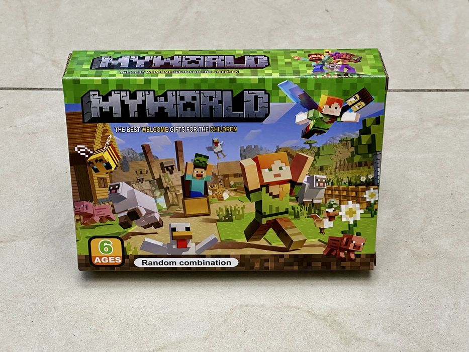 Магнитни кубчета Майнкрафт с герои/Minecraft magnet block