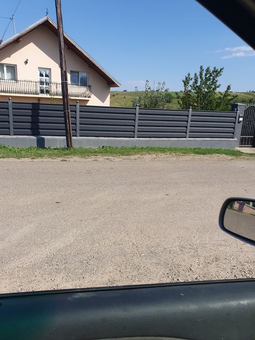 Garduri si porti stil jaluzea, sipca metalica, tabla cutata