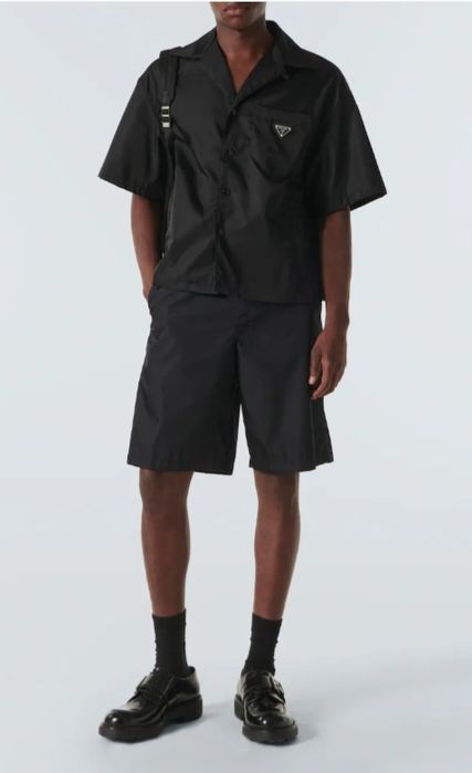 Мъжка черна  риза PRADA ,ррXS/S