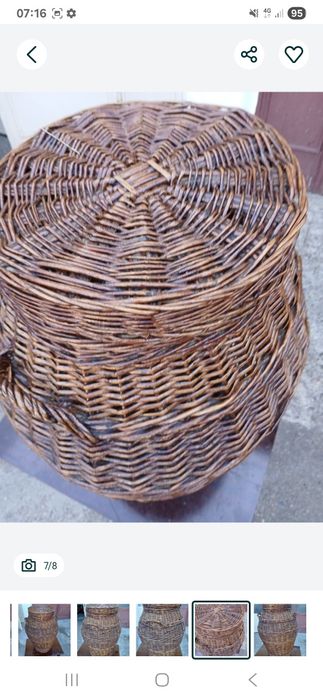 Cos din nuiele Vitange.