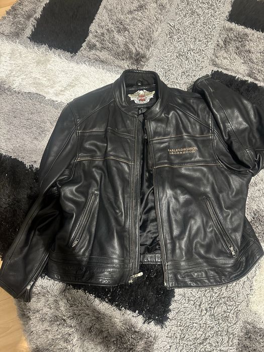 Jacket Biker Leather Harley Davidson 4XL