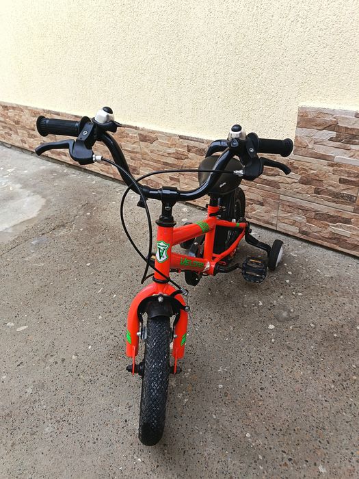 Bicicleta copii folosită foarte puțin