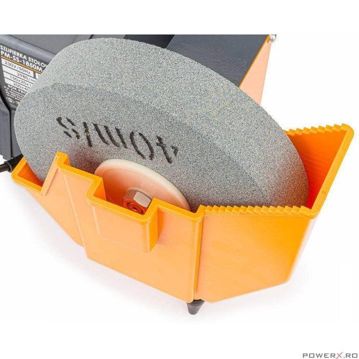 Polizor de banc cu 2 pietre, 150-200 mm, prelucrare uscata umeda,