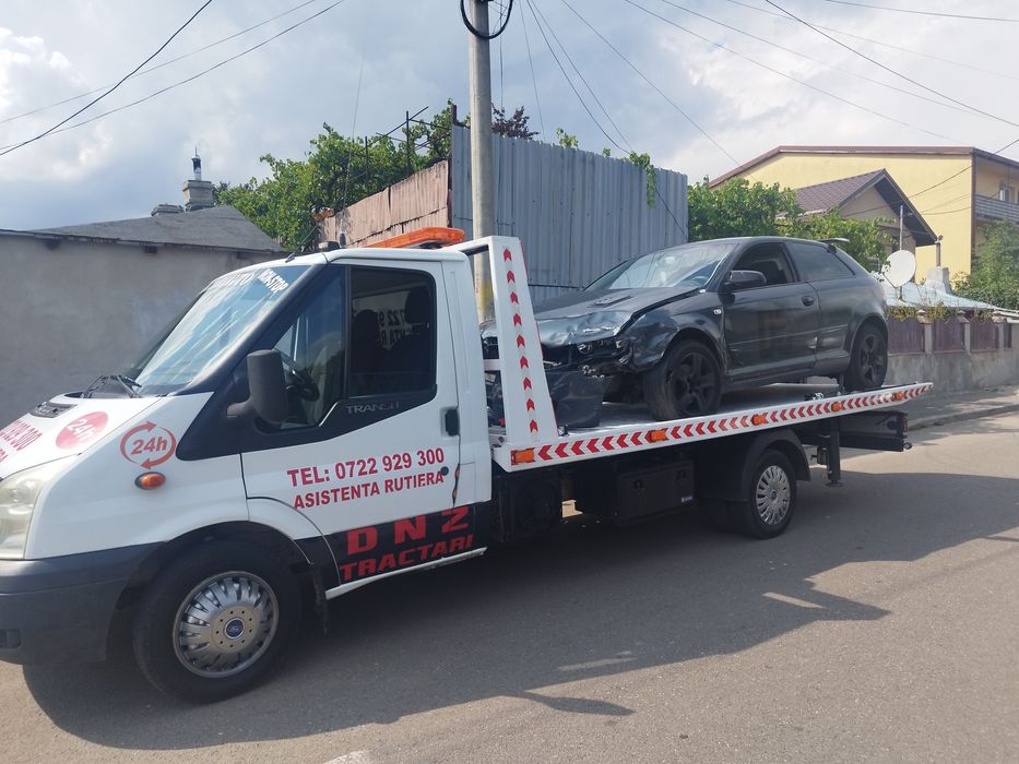 Platforma tractari, asistență rutieră București și Ilfov, autostrada