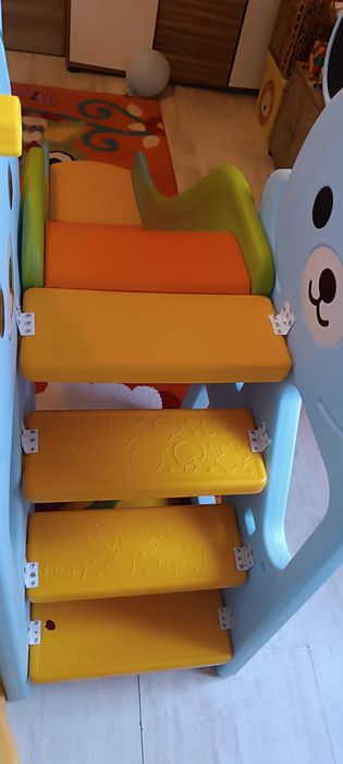 Детска пързалка с люлка Happy Bear