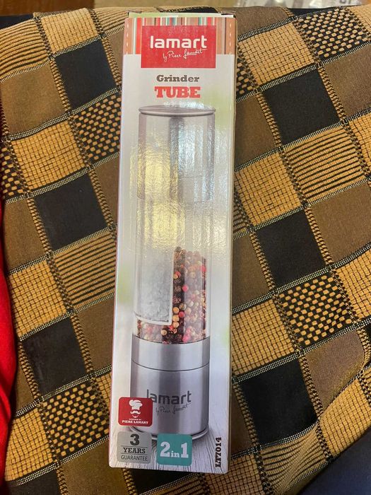 Râșniță dublă Lamart LT7014 inox NOUĂ în cutie