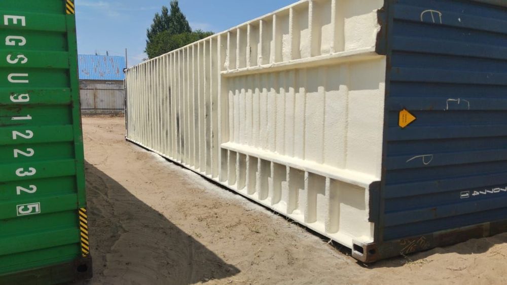 Утепление контейнеров ППУ