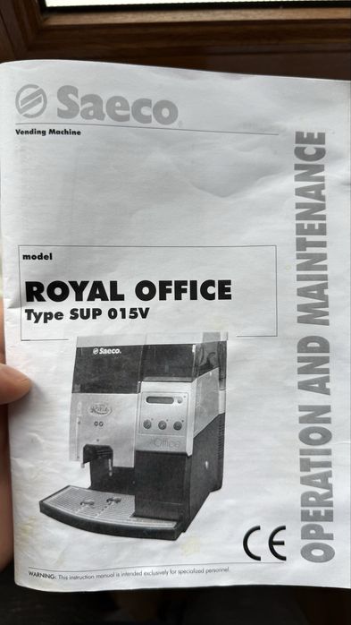 Saeco Aparat Cafea Espressor Profesional Royal Office Made in Italy