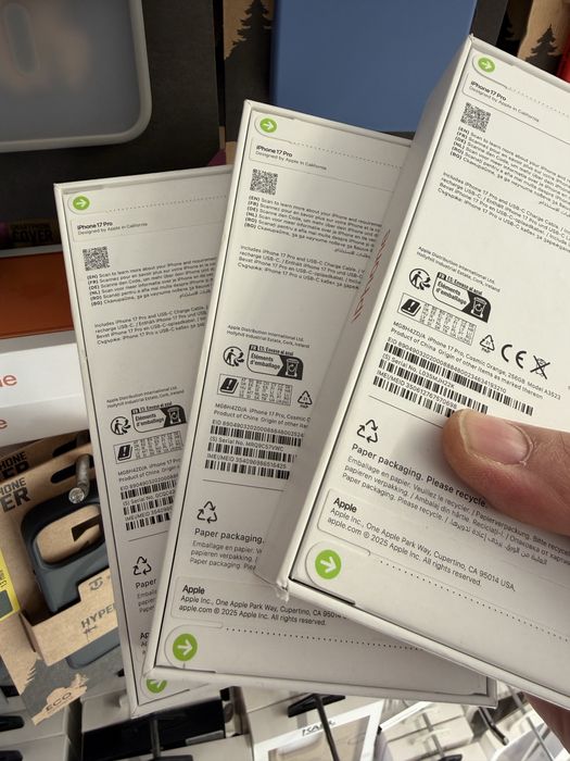 iPhone 17 Pro 256 orange , запечатани , европейски