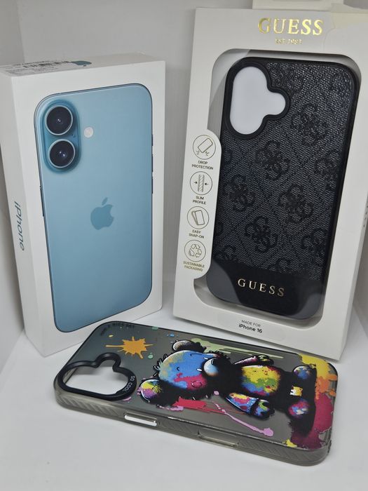 ГАРАНЦИЯ iPhone 16 Black 128GB 89% 465Цикъла