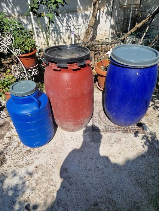 Butoi plastic 120 L, 60 L