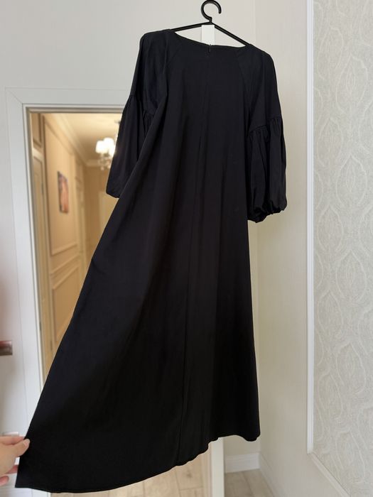 Платье черное, бренда Verda. Размер 48-50