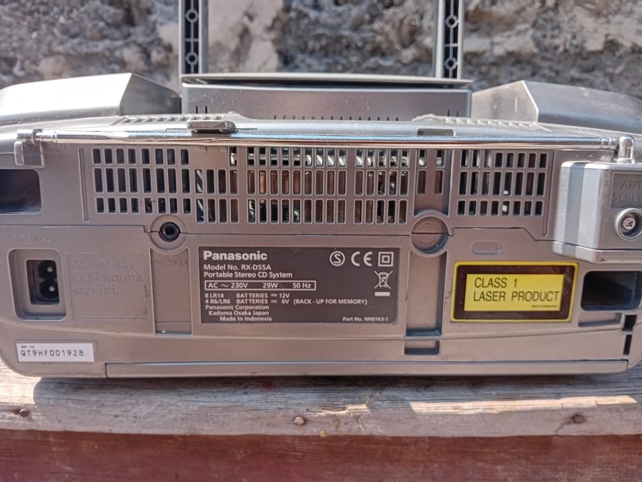 Panasonic RX-D55A — CD/MP3/USB магнитола (бумбокс)