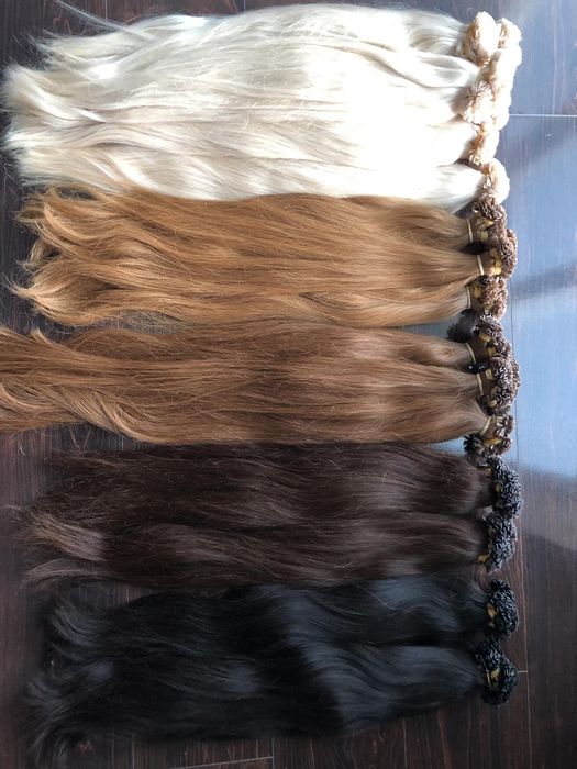 Естествени коси 120гр  първо качеството  промоция 280 лева